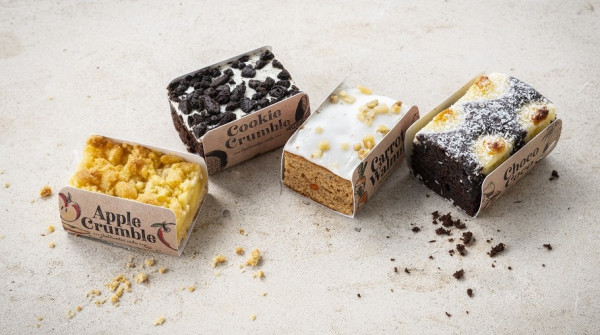 Schoko-Kokos-Kuchen einzeln verpackt