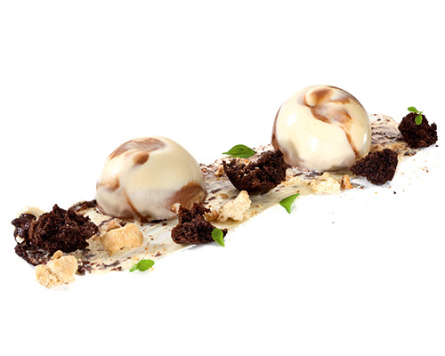 Marmorierte Mousse au Chocolat