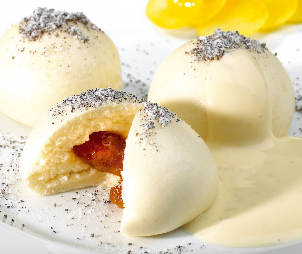 Mini Germknödel mit Marillenfruchtfüllung Premium Line