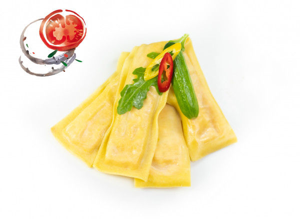Raviolungo (XXL) mit Tomate & Mozzarella-Füllung, 1 x 500g frische Pasta
