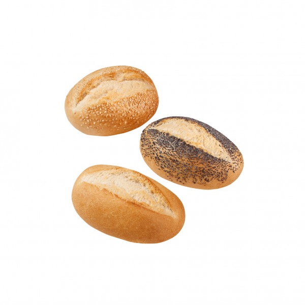 Knusper-Brötchen Mix, 3-fach sortiert