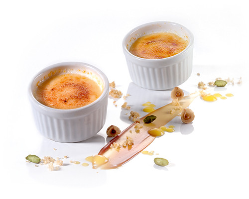 Crème brûlée im Souffléförmchen