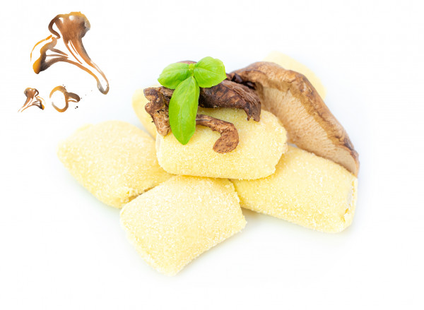 Gnocchi mit Pfifferling-Füllung, 8 x 500g frische Pasta