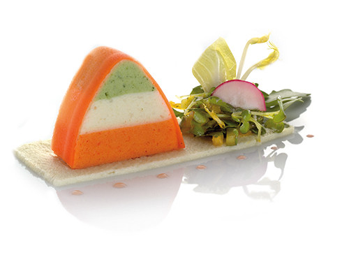 Dreierlei-Gemüse-Terrine