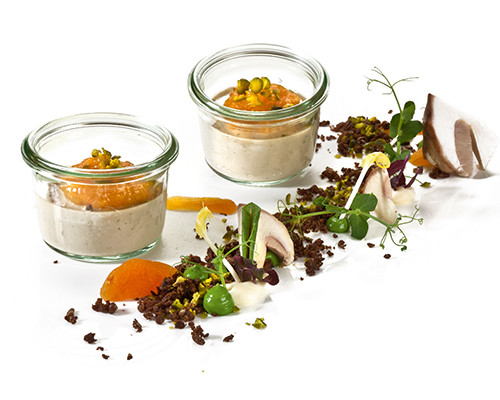 Steinpilz-Panna-Cotta im Weckglas