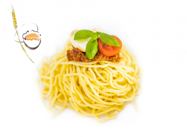 Spaghetti mit Ei, handgemacht, 8 x 500g frische Pasta