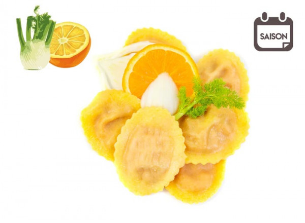 Medaglioni mit Orange & Fenchelfüllung 1 x 500g frische Pasta