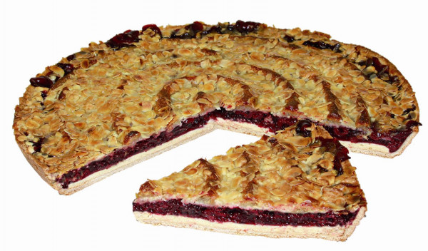 Omas Kirsch-Mandel-Kuchen 38 cm Ø Premium Line