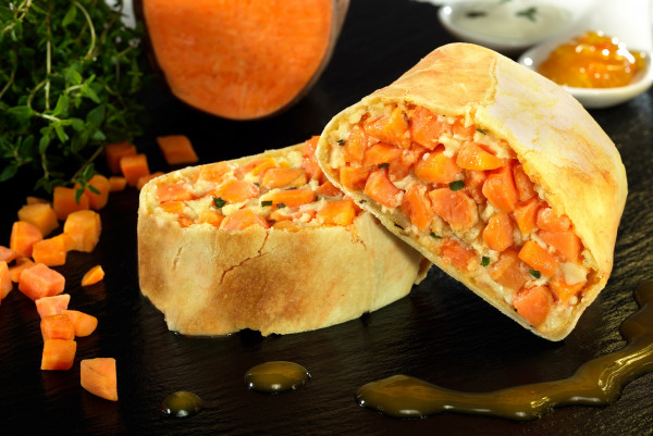 Süsskartoffelstrudel 36 x 120 g