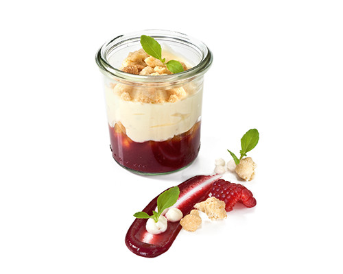 Pfirsich Melba im Weckglas