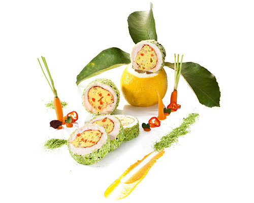 Mini-Hähnchenroulade