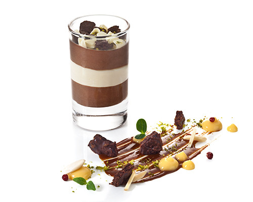 Schokoladen-Ingwer-Mousse im Island-Glas
