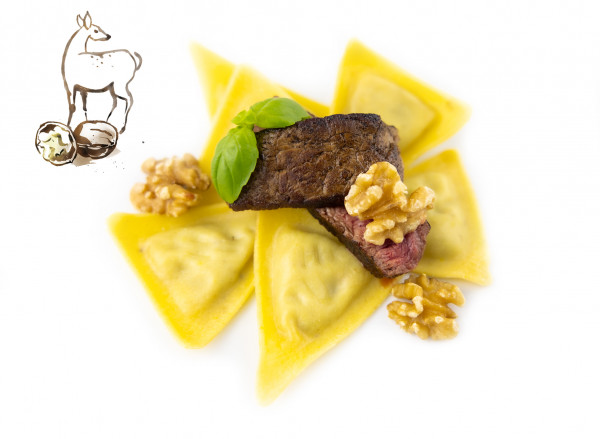 Trigoni mit Rehfleisch-Walnussfüllung, 1 x 500g frische Pasta
