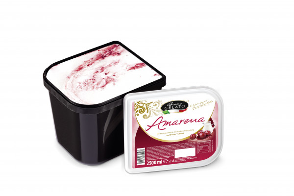 Amarena 2 x 2,5 Liter Glaceschale (glatt gestrichen)