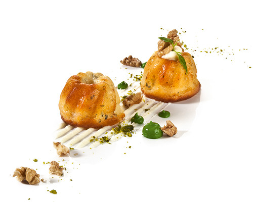 Mini-Gugelhupf Walnuss-Speck-Zwiebel