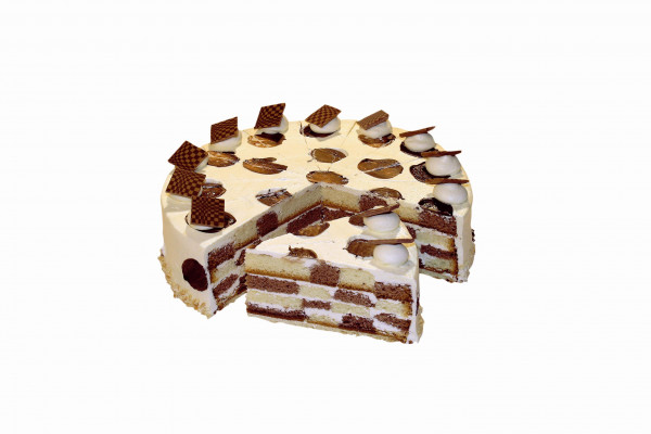 Schachbrett-Cremetorte Premium Line