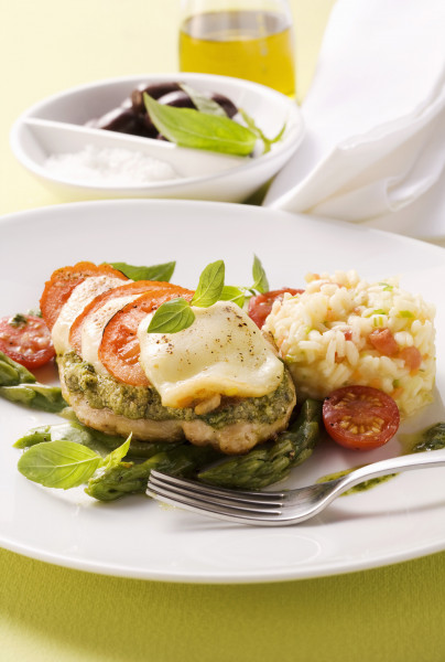 Hähnchenbrust Caprese Deluxe