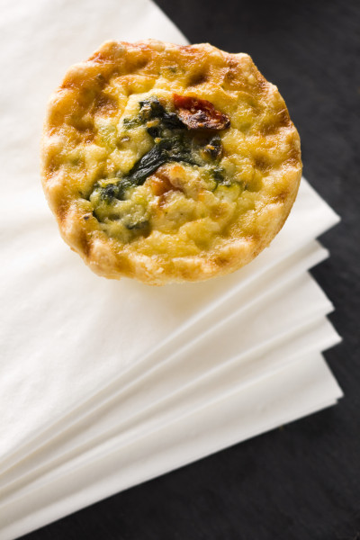 Mini-Quiche Spinat-Feta