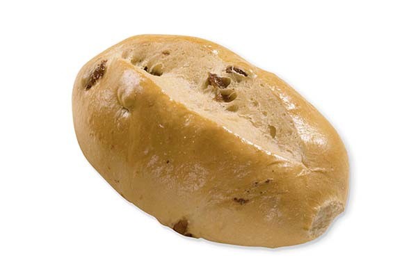 Rosinenbrötchen fertig gebacken