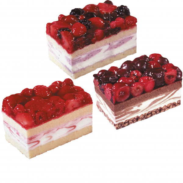 Fruchtsahneschnitten Mix