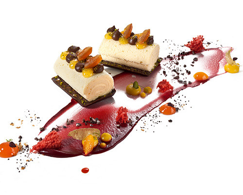 Zitronenroulade mit Süßholz-Ganache