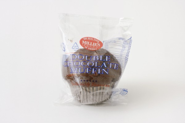 Double-Chocolate-Muffin einzeln verpackt