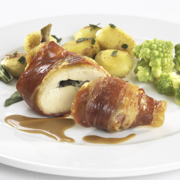 Saltimbocca von der Maispoulardenbrust