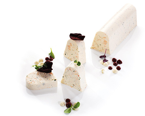 Frischkäseterrine mit Flusskrebsen