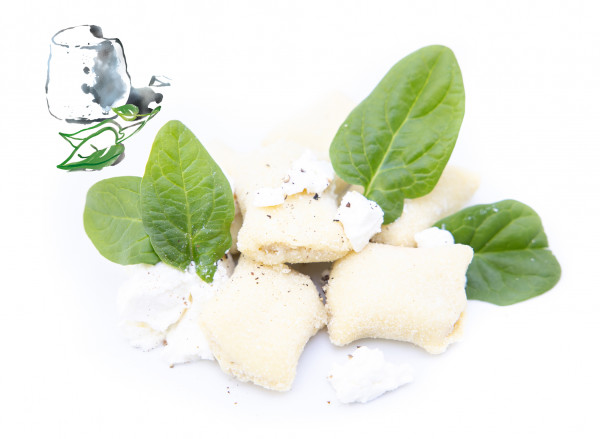 Gnocchi mit Ricotta & Spinat-Füllung, 500g frische Pasta