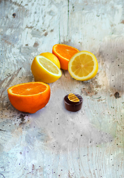 Orangen-Karamell-Sahne-Trüffel