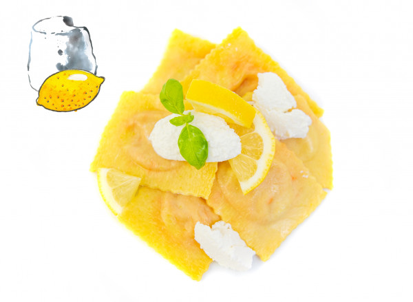Quadri mit Ricotta & Zitronen-Füllung, 1 x 500 frische Pasta