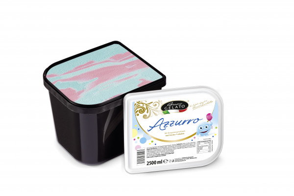 Azzurro 2 x 2,5 Liter Glaceschale (glatt gestrichen)