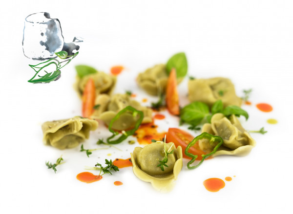 Tortelloni mit Ricotta & Spinat-Füllung, 1 x 500g frische Pasta