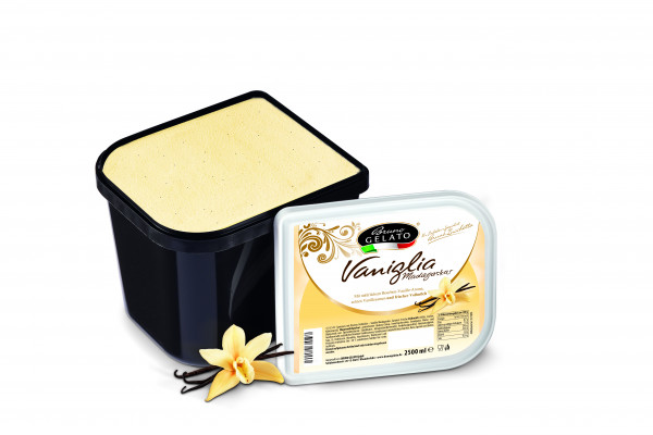 Vanille 2,5 Liter Glaceschale (glatt gestrichen)
