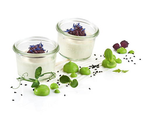 Ziegenkäsecreme im Weckglas