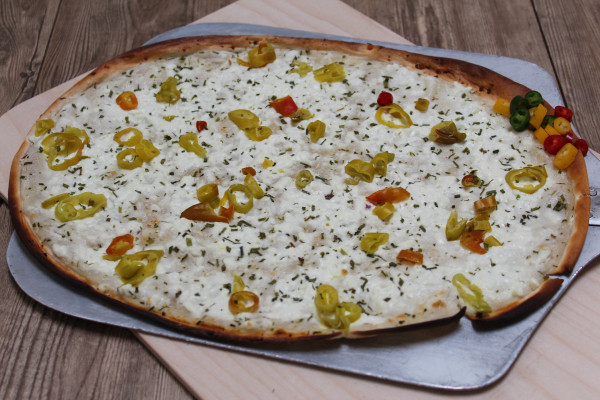 Flammkuchen "Griechische Art" Handgefertigt