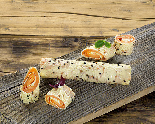 Wrap vom Räucherlachs