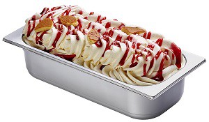 Cheesecake-Raspberry Glace 4,6 Liter (dekoriert)