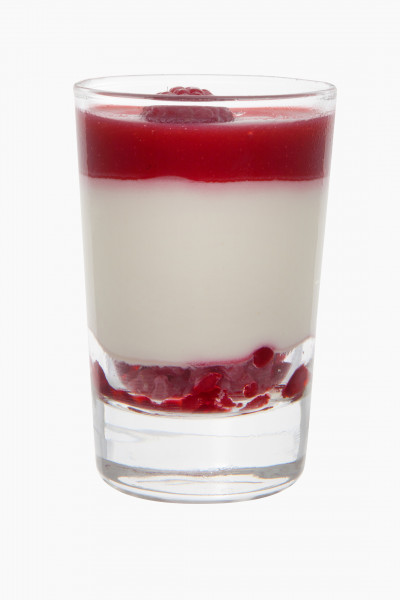 Mascarponecreme mit Himbeeren
