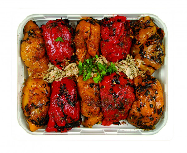 Eingelegte, gegrillte Peperoni