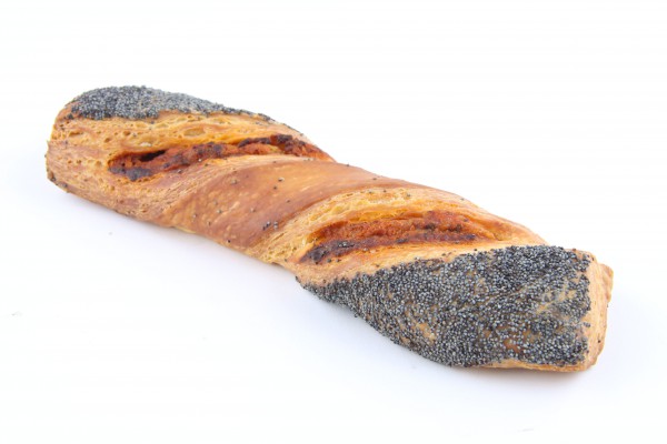 Knusperstange mit Mohndekor