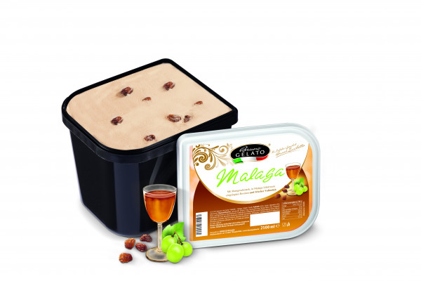Malaga 2 x 2,5 Liter Glaceschale (glatt gestrichen)