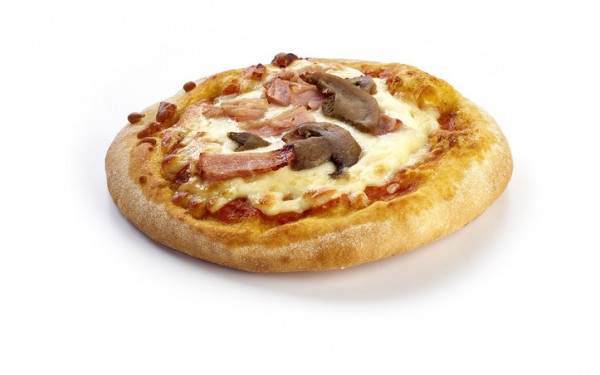 Pizza Italiana mit Schinken und Champignos