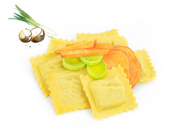 Agnolotti mit Süsskartoffel & Lauch-Füllung, 8 x 500g frische Pasta