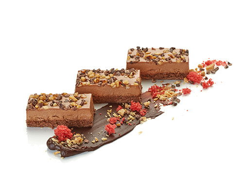 Pralinenmousseschnitte