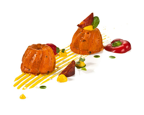 Mini-Gugelhupf Paprika-Chorizo